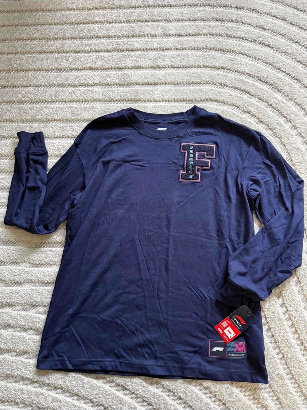 Formula 1 Navy Long-Sleeve Tee